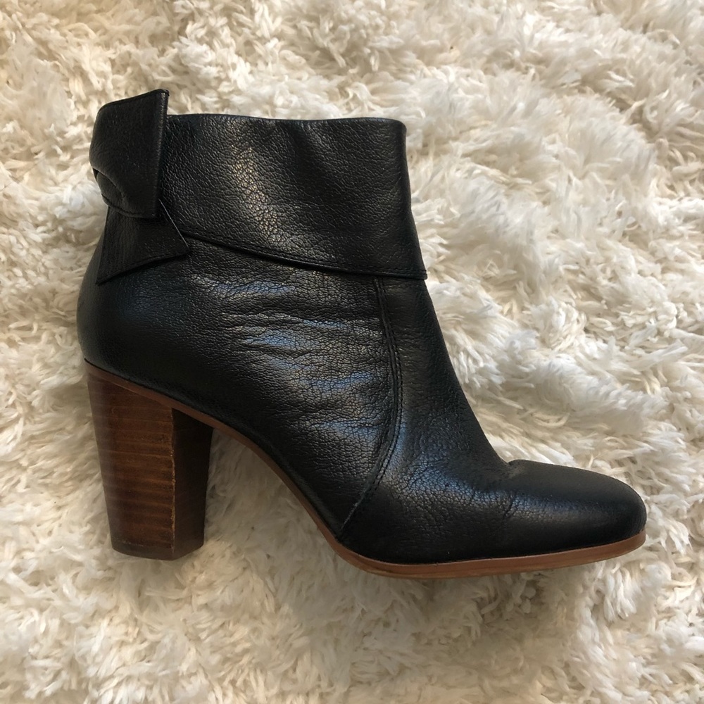 Kate spade black ankle boots